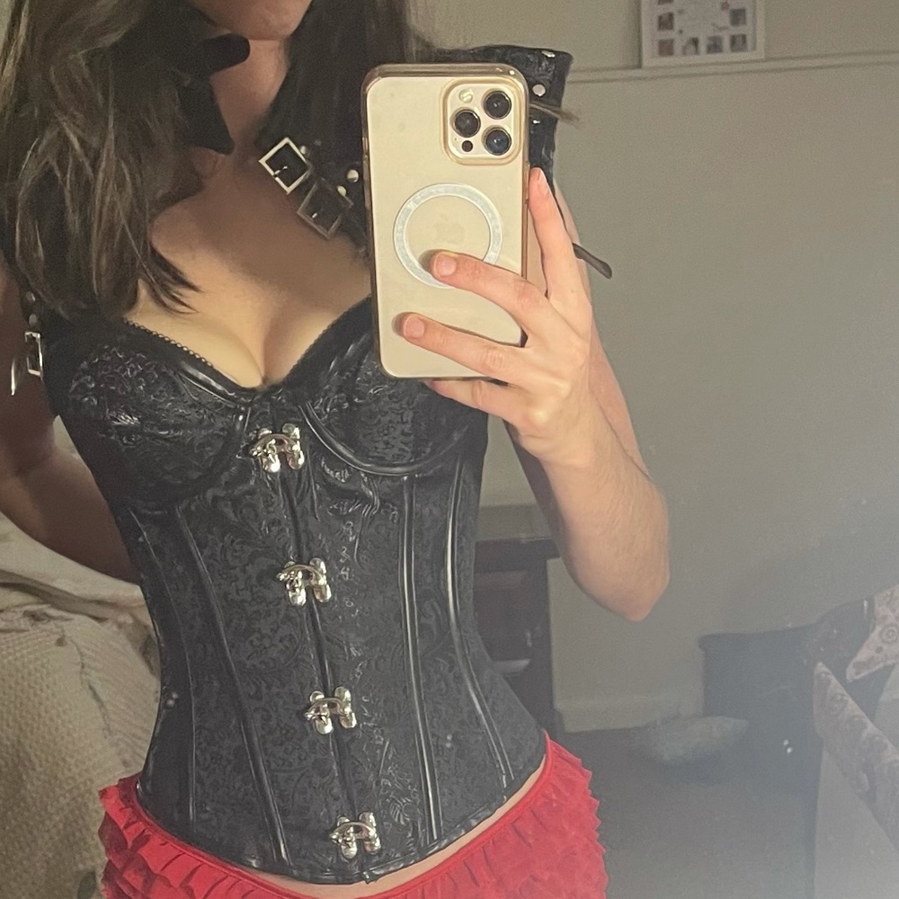 Victorian Steampunk Corset With Shrug